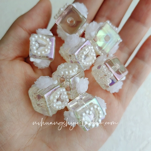 Небольшая наклейка с бантиком, мобильный телефон, бусины, в стиле Шанель, ручная роспись