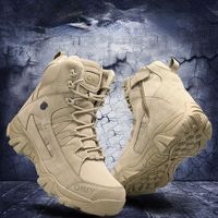 Men is Boots New Footwear Milital Tactical Special Force Leat
