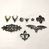 DIY Ghost Head Live Croad Crowet Punk Sage Scood Shoot Race Ribbon Accessories