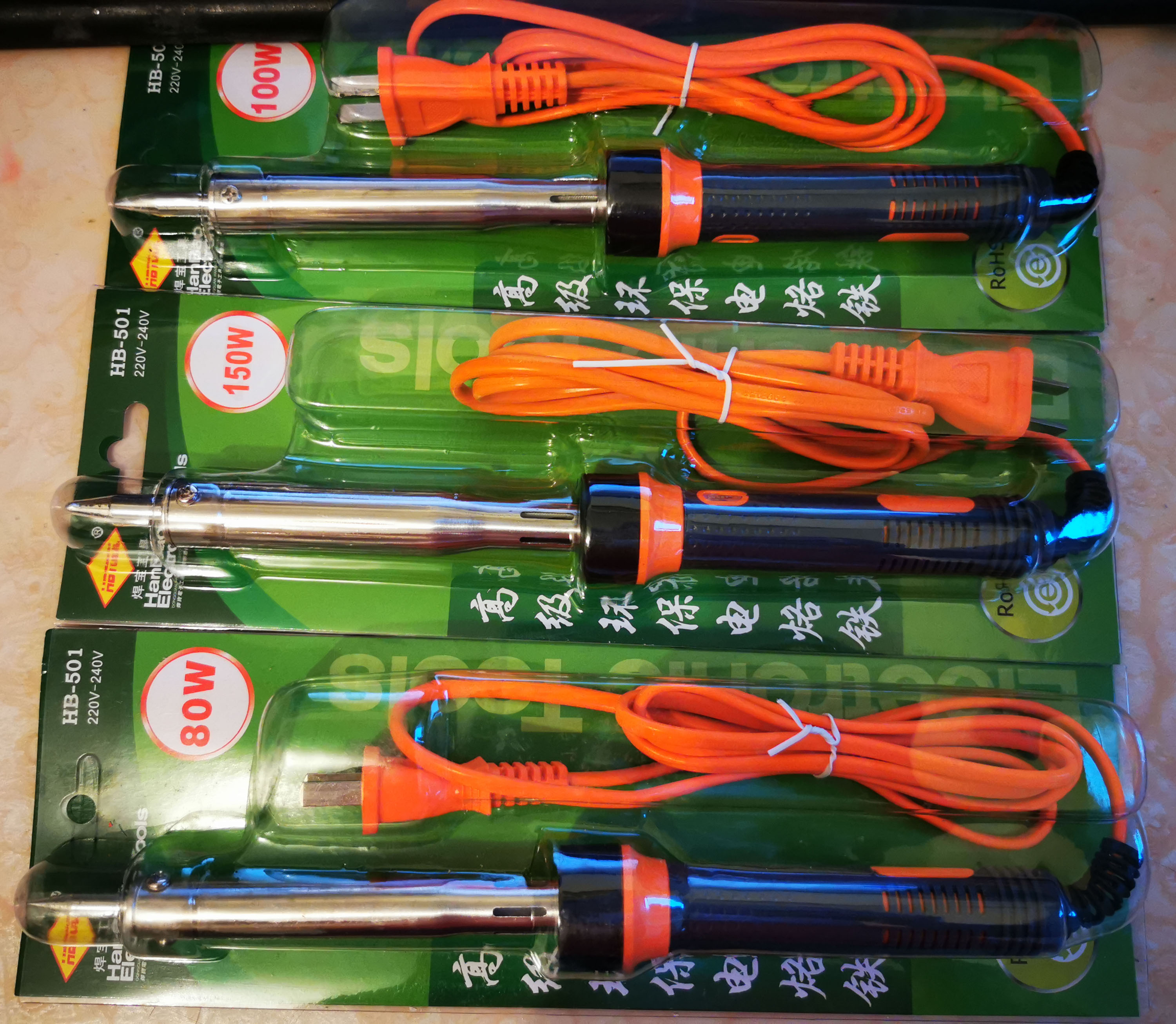 Environmental protection 80W 100W 150W electric soldering iron long life ceramic high power electric soldering iron soldering iron