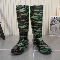 Mens waterproof rain shoes Long cylinder Water Shoe High cylinder Rain boots Outdoor workout Shoes Shoes Rao Shoes Wash Fishing Shoes