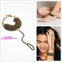 (Special spot) FP Haati Chai bracelet anklet multi-layer alloy adjustable personality metal chain