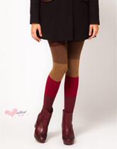 (Special spot) UK Gipsy color wide stripe leggings stockings spring thick warm socks autumn and winter