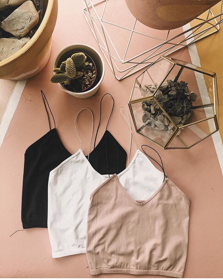 Spot Made in the United States FP Free People Stretch tight little suspender thin shoulder strap short small vest