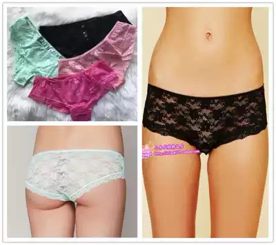 (Special offer spot)Free People floral lace low-waist panties Summer thin female briefs