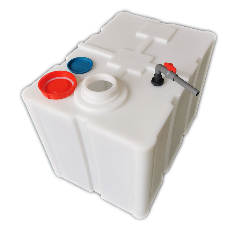 Square diesel storage tank 500kg water tank 800L transport plastic bucket anti-corrosion 300L thickened car water tank