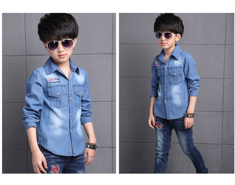 Chemise garcon à manche longue - Ref 2080944 Image 18