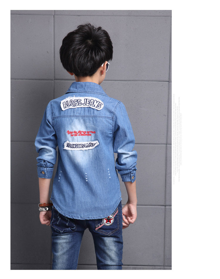 Chemise garcon à manche longue - Ref 2080944 Image 21