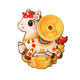 Cute Fortune Horse Rotating Refrigerator Magnet for Home Use, Rotatable New Year Chinese Trend Creative Fortune Horse Year Magnetic Decoration