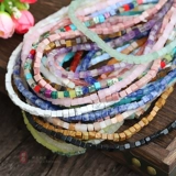 Натуральные бусины из нефрита, китайская шпилька, аксессуар для волос, серьги, аксессуары, 4×4мм