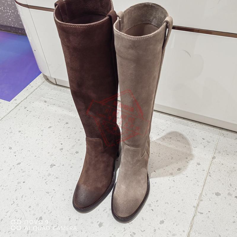 Hongkee/Hongke 2024 Autumn and Winter New Fashion Pointed Toe High-Heeled Elastic Sleeve Women's Long Boots Hc24S400 Hongkee/Hongke 2024 Autumn and Winter New Fashion Pointed Toe High-Heeled Elastic Sleeve Women's Long Boots Hc24S400