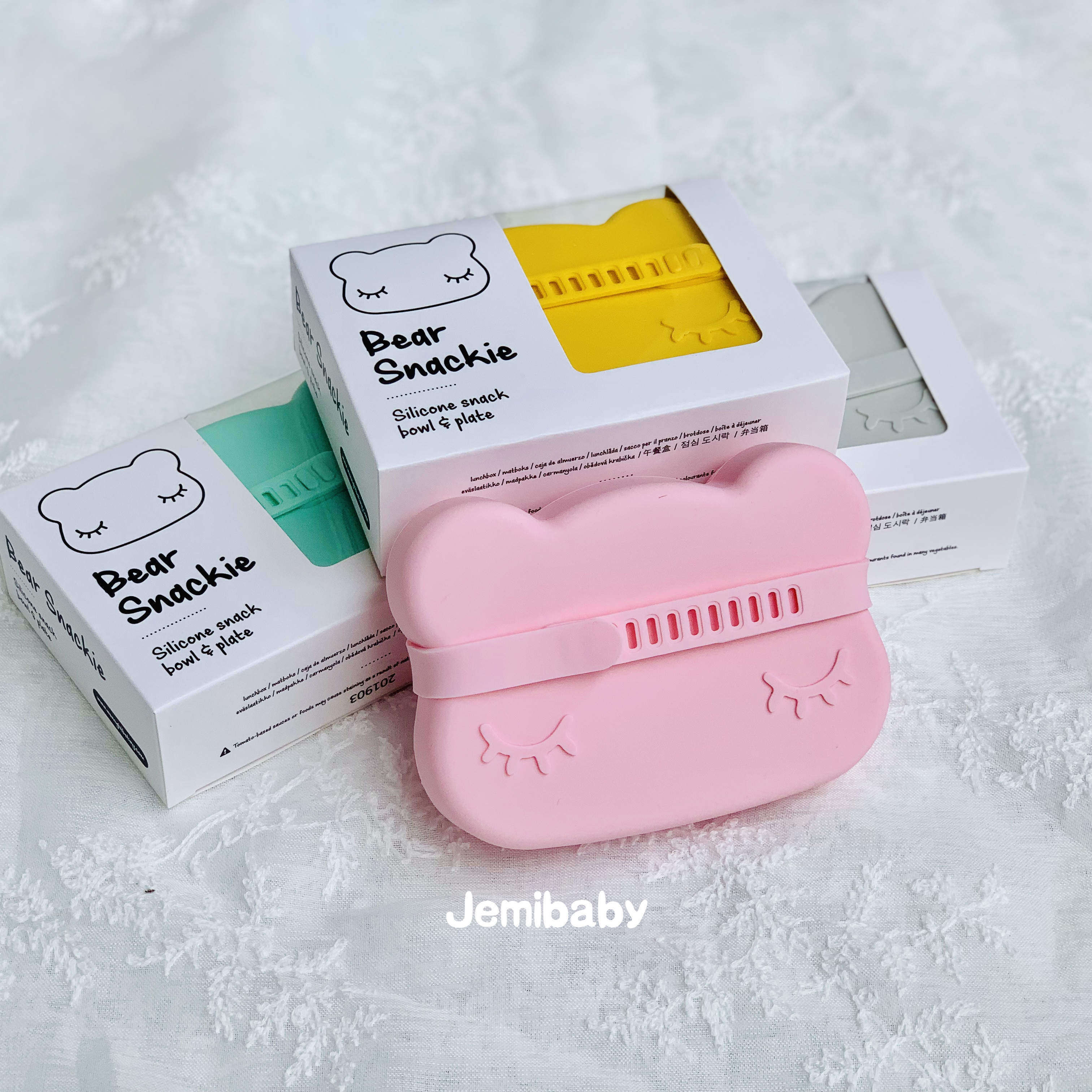 Clear not refund Australian imported we must be tiny children's tableware baby silicone tape lid by food bowl