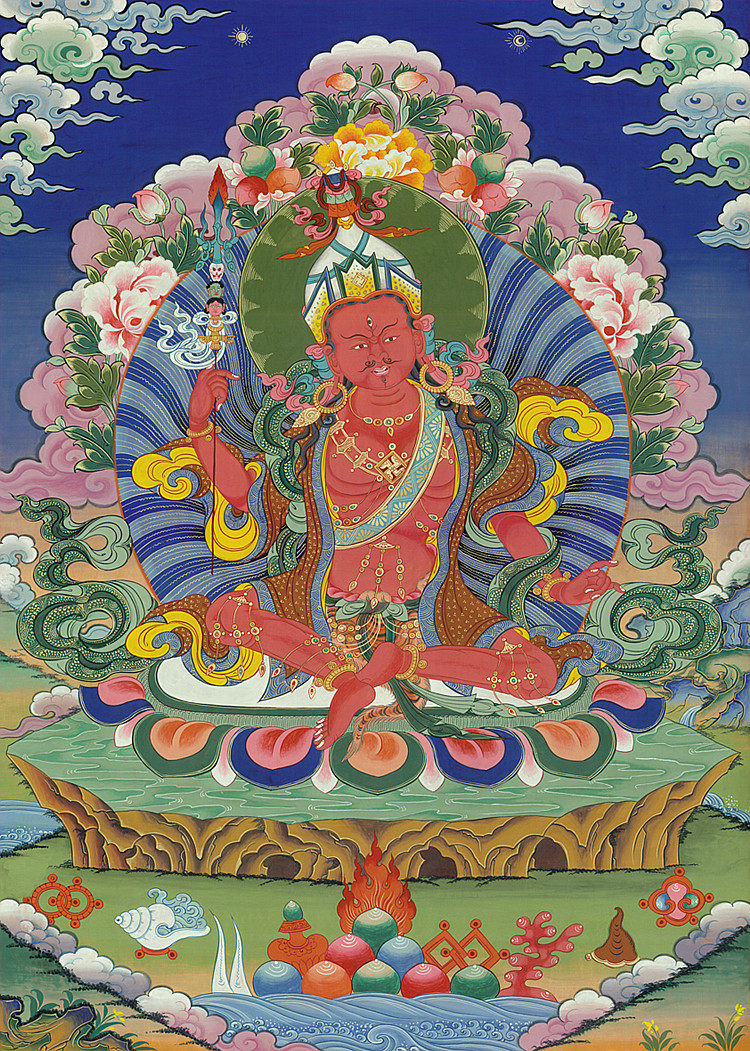 Yong Zhongben teaches Donka Lisida Master HD printing and fabric framing Ben teaches Tangka