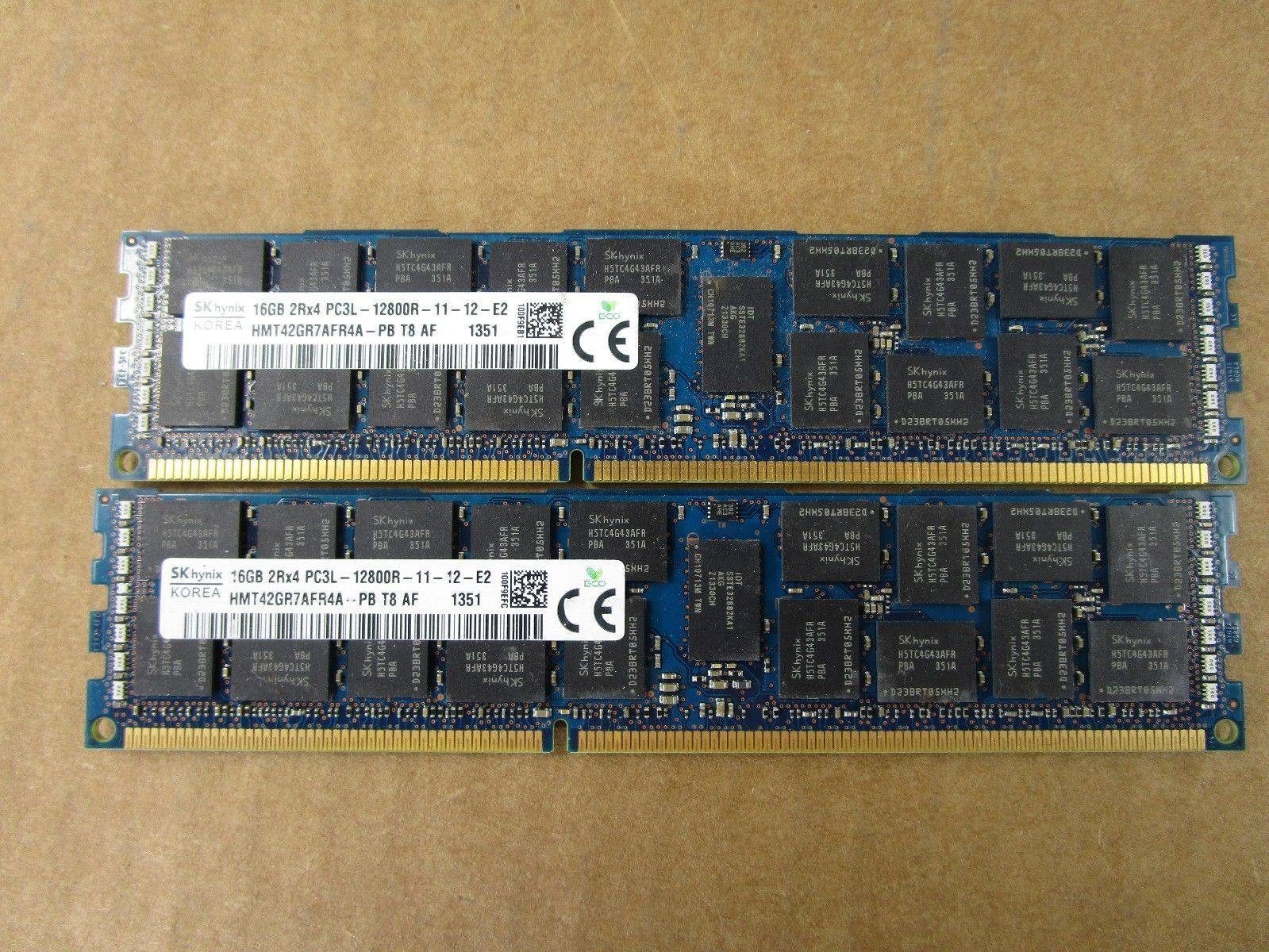 Hynix SK 16G PC3L-12800R 1600 ECC HMT42GR7AFR4A-PB Server Memory