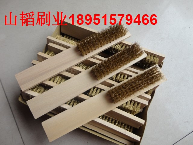 Industrial brush brush copper wire brush copper wire brush encrypted copper brush and copper wood brush