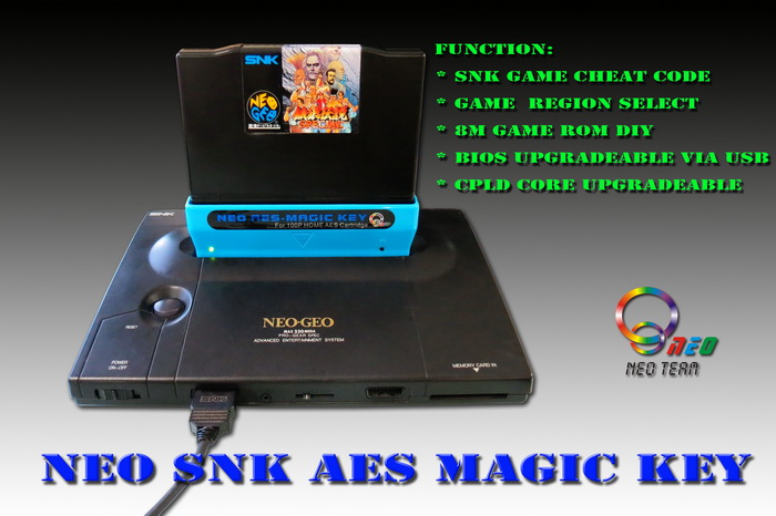 NEO super SNK AES MagicKey 2013 version (green, blue, random)