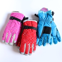 Winter warm waterproof ski gloves Mens and womens riding gloves