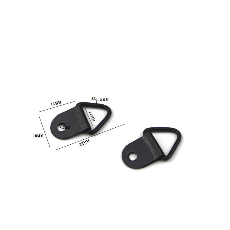 Cross Embroidered Photo Frame Hardware Hook Accessories Middle Number Rings Black Mid Triangle hanging buckle Wedding photo Back plate small buckle hooks