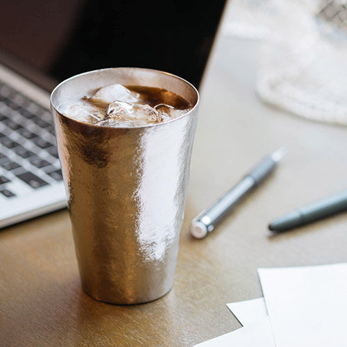 SUS gallery Japan spot pure titanium double layer heat insulation anti-scalding insulation cold vacuum gift health water cup