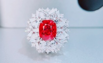 Noodle Jewelry Unfired Burmese Jedi Spinel Ring Pendant Dual-Purpose 2 18 Carat 18K Gold Diamond