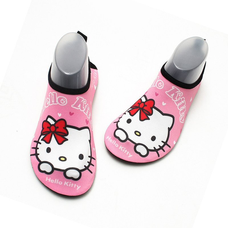 Children Swimming Diving Covered Water Shoes Cartoon Protective Feet Non-slip Soft Bottom Parent-child Beach Shoes