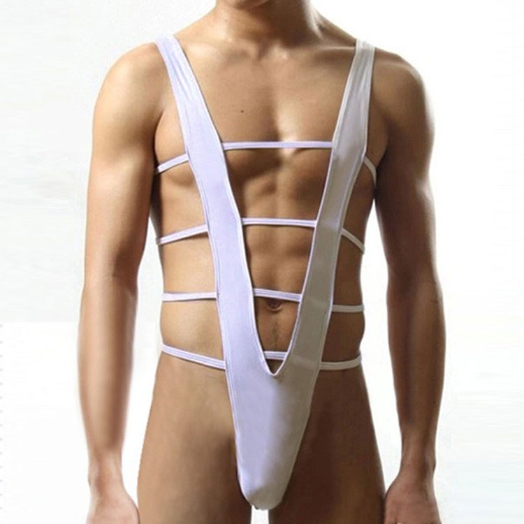 Thời trang nam mới thongs bơi chất liệu dây đai quần áo một mảnh bó sát đồ lót một mảnh gợi cảm LT01 đồ ngủ cosplay