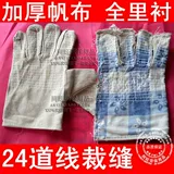 Специальное предложение с двойственным холстом перчатки.