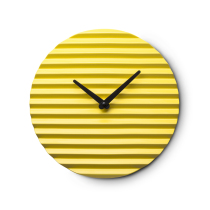 Italian original imported SABRINA FOSSI DESIGN living room ceramic corrugated decorative wall clock clock