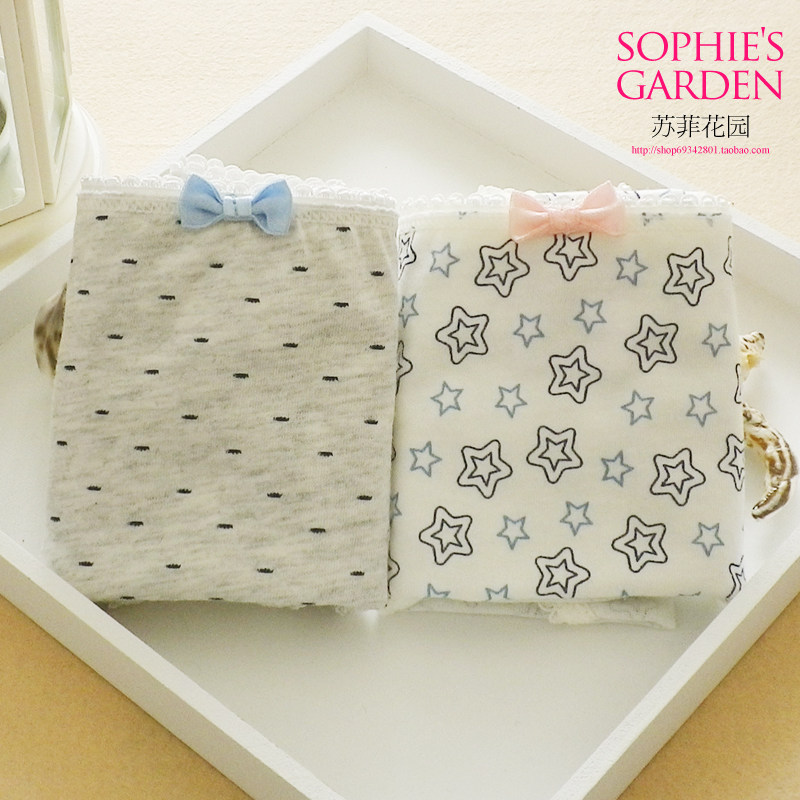 Special cotton culture counter pure cotton women's underwear women's 100% cotton low waist triangle sexy simple large size