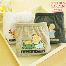Cotton Element Special Cabinet Lady Briefs Woman 100% Pure cotton Low waist triangle All cotton Young girl Large size LB482