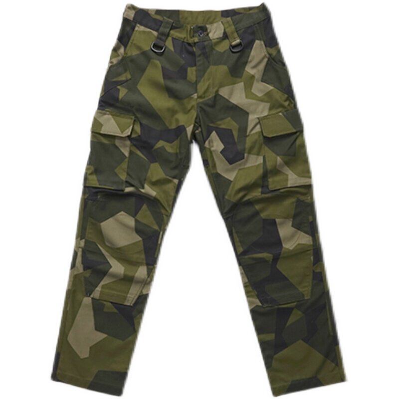 Cat tiger beast T2 Swedish geometric camouflage tactical pants Multicam men's outdoor pants Summer tooling army camouflage pants