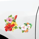 Стеклянная самоклеющаяся водонепроницаемая наклейка, наклейки, в цветочек