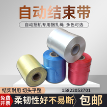 PE automatic end strap plastic strapping strap packing rope color tear film bundling batch plastic rope nylon grass