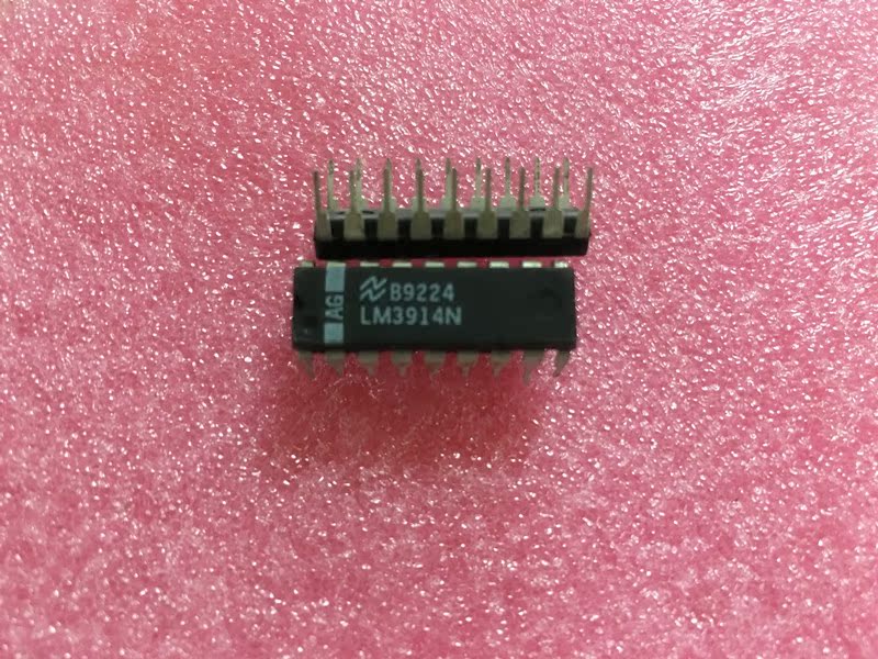 Straight plug IC integrated circuit chip LM3914N DIP-18 new original spot