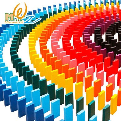 Wood pellets 1000 pieces of children Real wood quality standard organs Adult competitions dominoes toys 3-6 years old