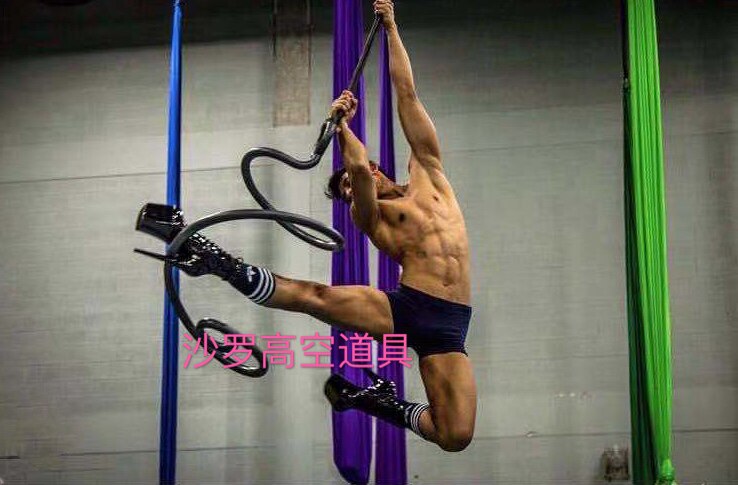 Saro high-altitude props Stage show Pole dance props High-altitude spiral