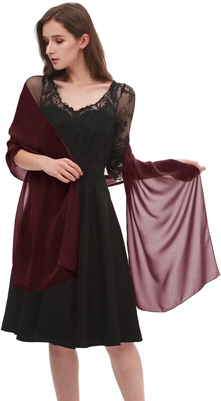 Daily Dress Accessories, Cape, Beach Photo Shoot Coat, Multi-Color Versatile Long Scarf, Chiffon Solid Color Shawl