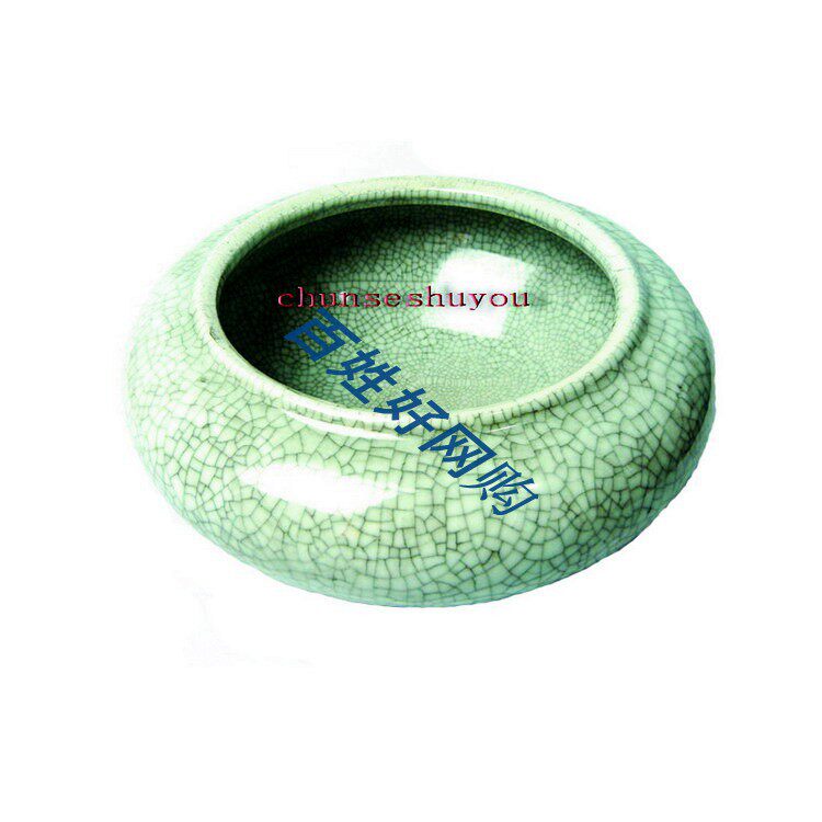 Jingdezhen celadon floral brush wash Wenfang Sibao wash study supplies floral brush wash large size pen wash