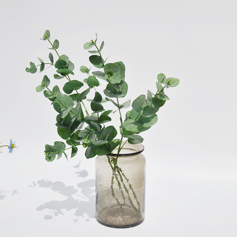 Modern light luxury simple simulation feel Eucalyptus Living room Dining table Bedroom floral arrangement with flowers