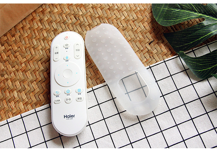 Haier TV HTR-U08 HTR-U15 silicone trong suốt điều khiển từ xa bìa bảo vệ bìa chống bụi vỡ chống thấm nước