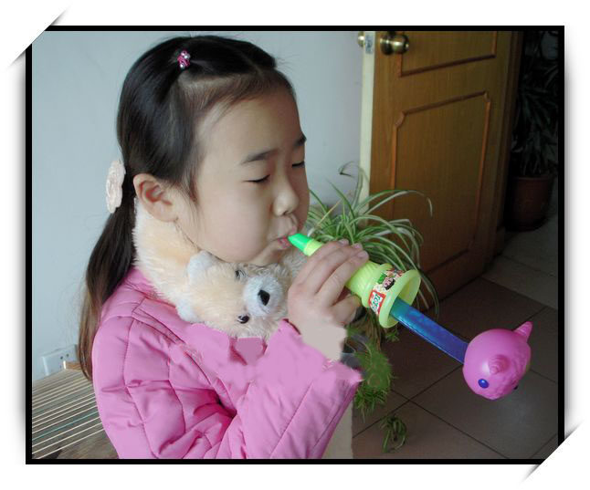 Cartoon Dragon Smiling Face Blow Dragon Toy Ice Cream Goat's Head Birthday Party Night Market Stalls Hot