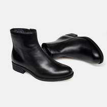 New school captain sheepskin cadre sea land and air fluff leather business wool cowhide Martin boots with warm shoes and boots