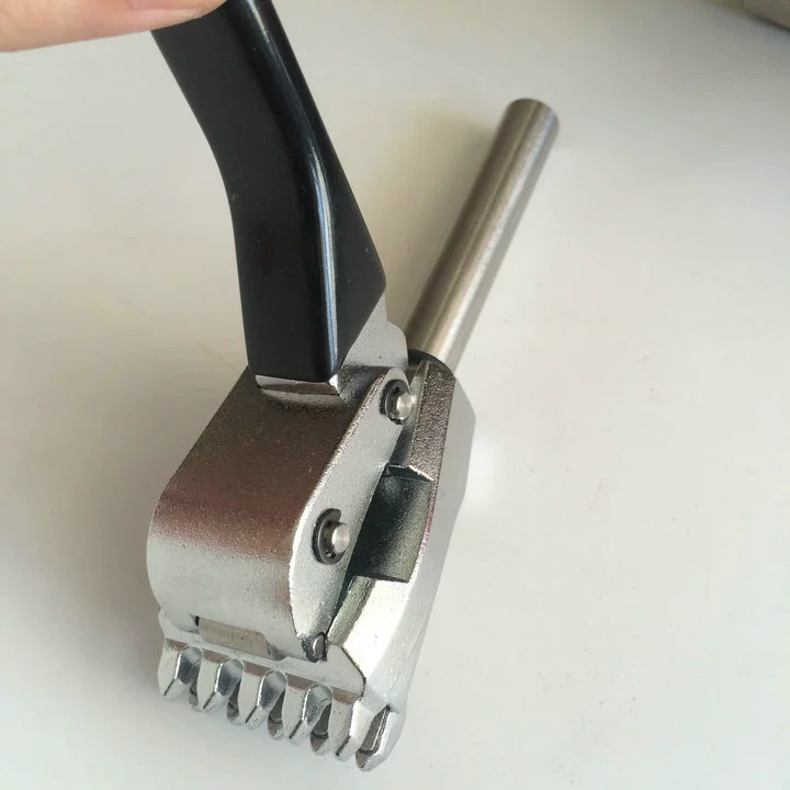 Alpha cơ sở clip cầu lông xâu chuỗi máy tennis vợt kéo máy công cụ xoay lưới lông năm răng