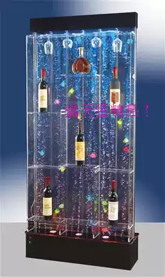 New water dance acrylic bubble feng shui screen KTV water bubble wine cabinet