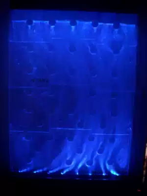 Aquarium screen bubble wall KTV water dance screen water curtain wall acrylic bubble water pillar lamp