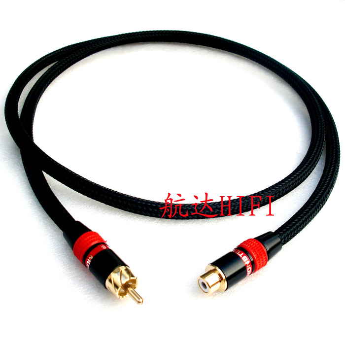 Fever level MONSTER monster lotus head male to female RCA male and female extension cable audio cable extension cable