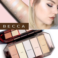 BECCA Ocean Treasure Limited Năm màu sắc có độ bóng cao Sửa chữa đĩa Làm sáng Phấn mắt Blush High Disc highlight 3ce