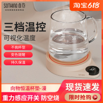Xiaomi Toward Things Smart Thermostatic Cup Mat 55 degrees Adjustable Temperature Warm Cup Heater Base Intelligent Insulated Milk