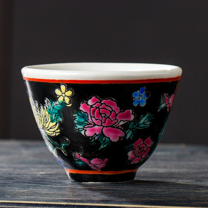 Jingdezhen Factory-Made Porcelain Hand-Painted Pastel Tea Set, Wanhua Two-Cup Set, Tea Cup, Tea Mug, Tea Water Cup, Wine Cup, Ceramic Tea Bowl Jingdezhen Factory-Made Porcelain Hand-Painted Pastel Tea Set, Wanhua Two-Cup Set, Tea Cup, Tea Mug, Tea Water Cup, Wine Cup, Ceramic Tea Bowl