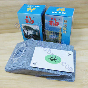 Fu card, gift dice, paper mahjong cards, poker cards, travel thickening, club leisure and entertainment